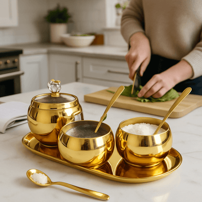 rangement epice cuisine ensemble de pots