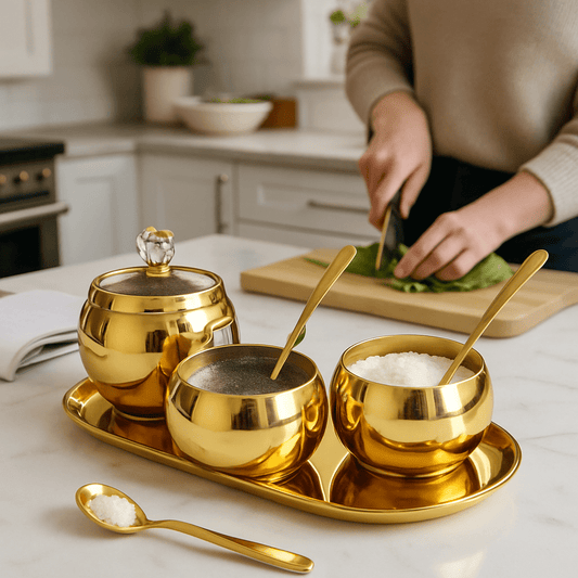 rangement epice cuisine ensemble de pots