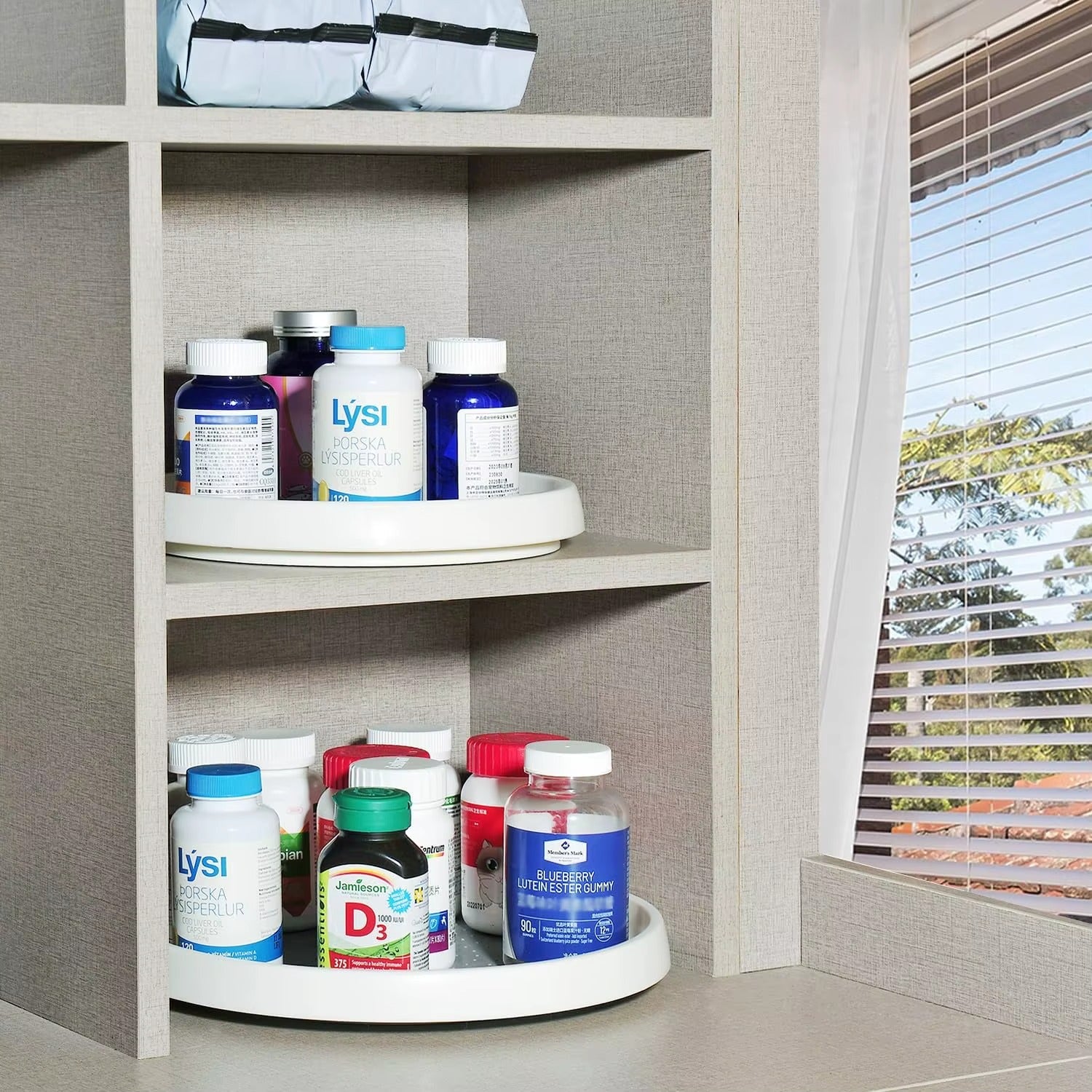 rangement epice cuisine plateau rotatif