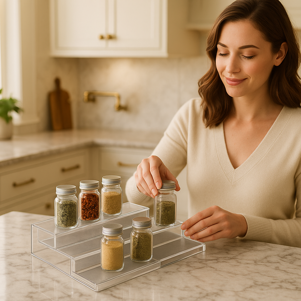 rangement epices ajustable