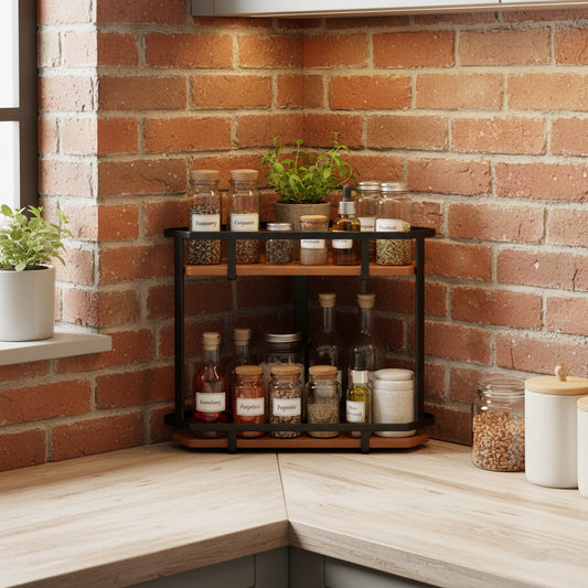 rangement epices bois rustique