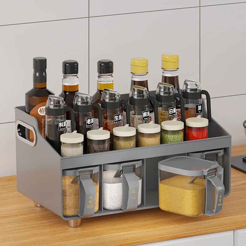 rangement epices gris