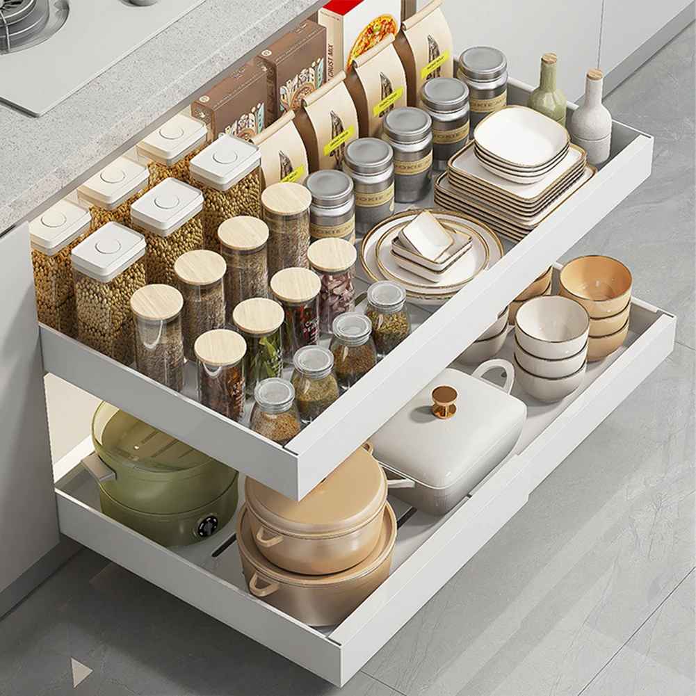 rangement epices tiroir ajustable