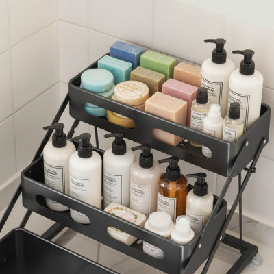 rangement epices tiroir salle de bain