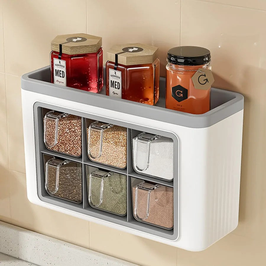 rangement epices tiroir suspendu