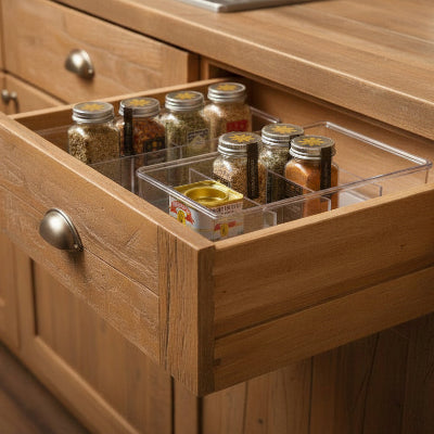 rangement epices tiroirs compact