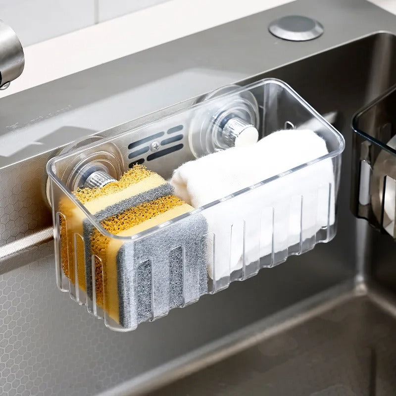 rangement eponge cuisine pour evier