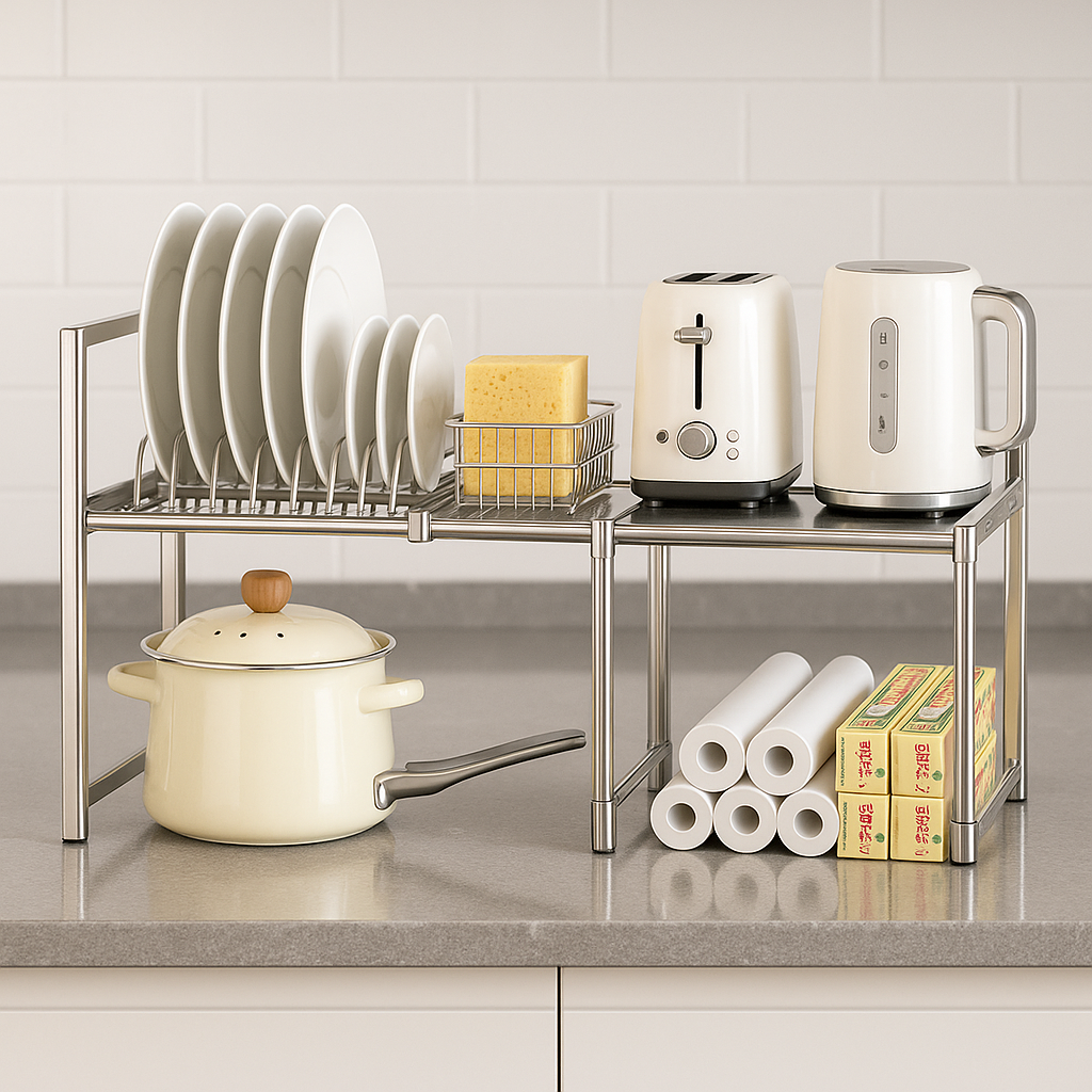 rangement evier polyvalent