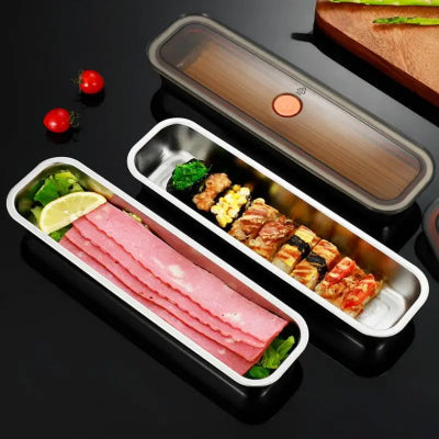 rangement frigo avec couvercle transparent
