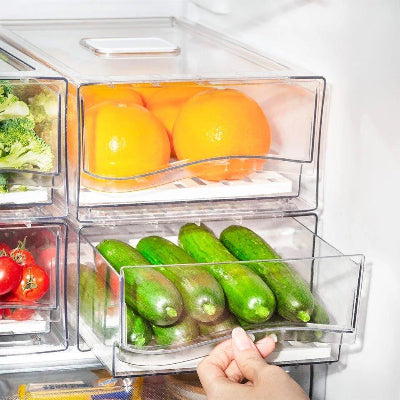 rangement frigo boite tiroir