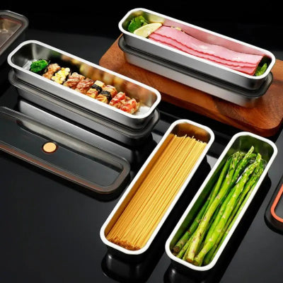 rangement frigo empilable