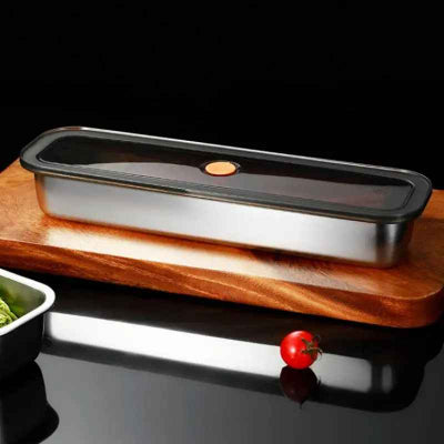 rangement frigo hermétique avec couvercle