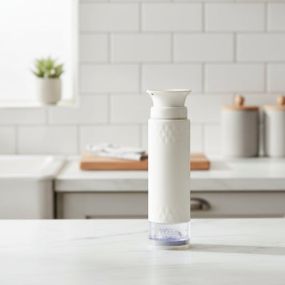 rangement frigo pompe pour pots sous vide