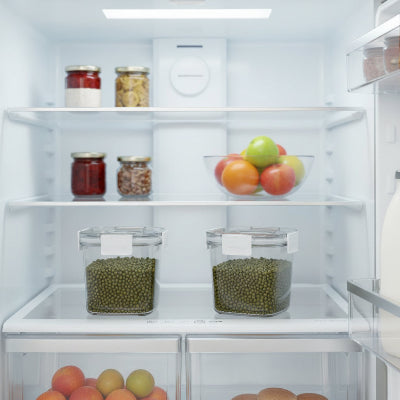 rangement frigo pots hermétiques