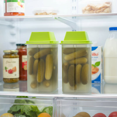 rangement frigo vert