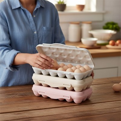 Rangement oeufs frigo plastique
