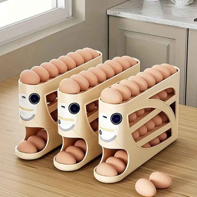 rangement oeufs frigo quatre niveaux