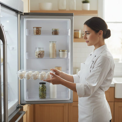 rangement oeufs frigo transparent