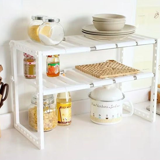 Rangement sous evier - À 2 niveaux extensibles - Cuisitrucs