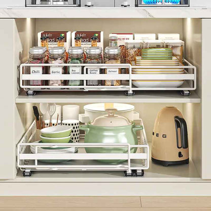 rangement sous evier ajustable