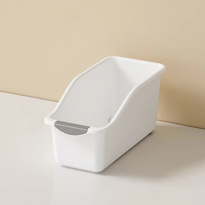 rangement sous evier blanc