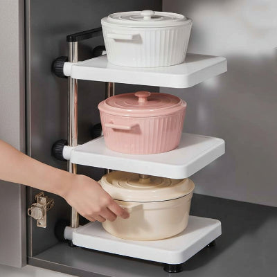 rangement sous evier en plastique robuste