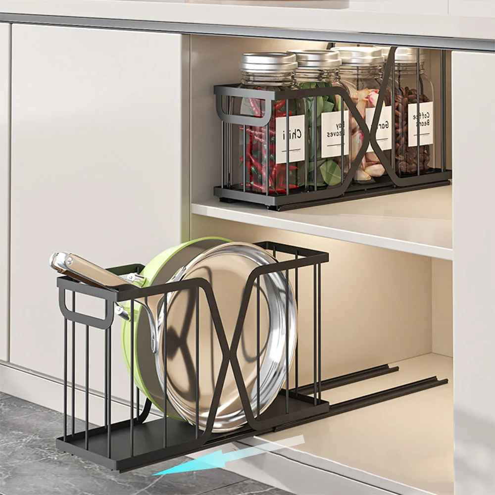rangement sous evier pour casserole