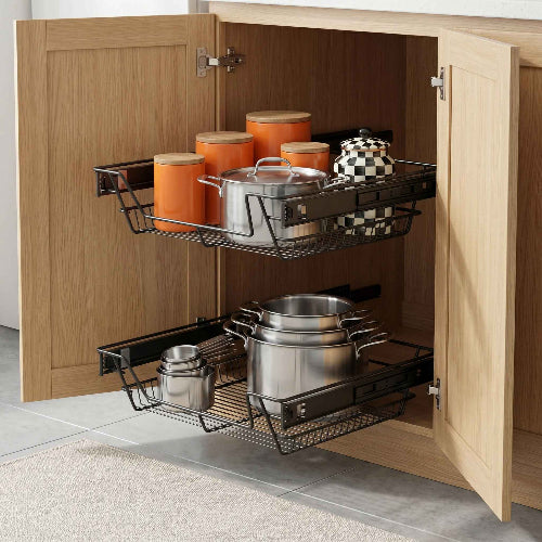rangement sous l'evier de cuisine