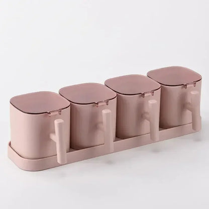 rangement tiroir epices rose