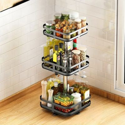Support à épices rotatif - OrganizPro 360°