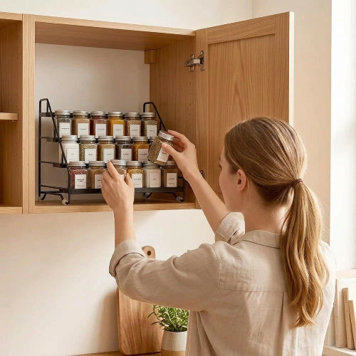 support pour epice armoire