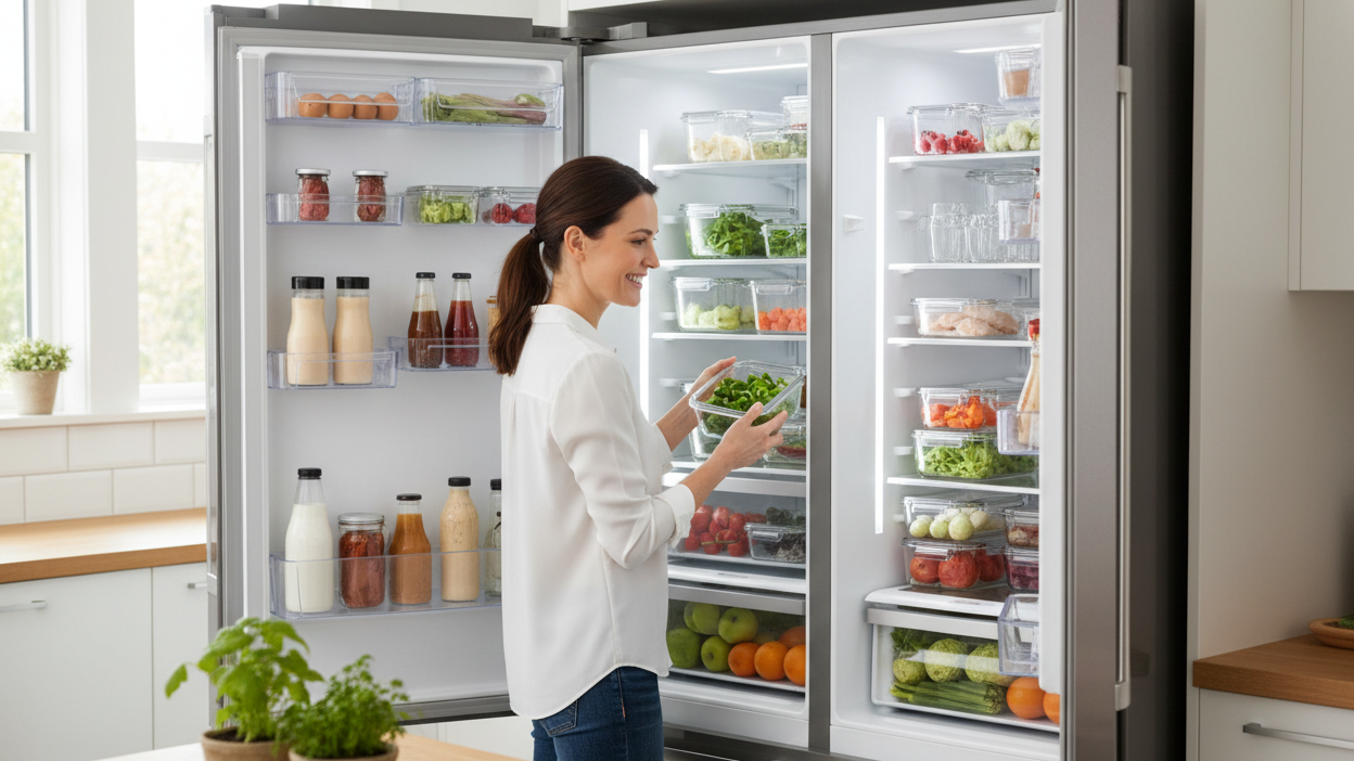 un humain apprécie le rangement de son figo